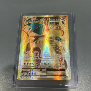 DRAGONITE EX FULL ART GOLD
